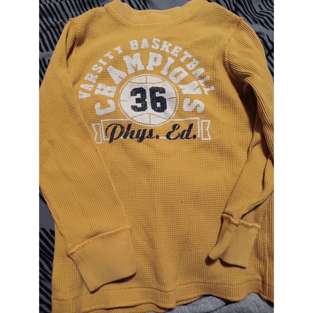 est 1989 size 5/6 yellow long sleeve